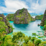 landscape of Coron, Busuanga island, Palawan